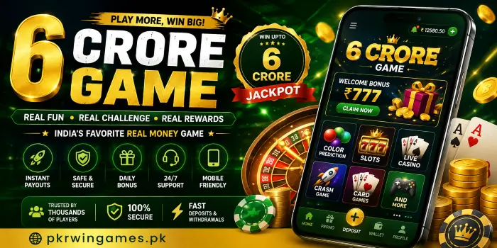 6 Crore Game interface
