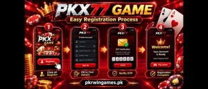 PKX77 Game APK Installation screen on an Android phone