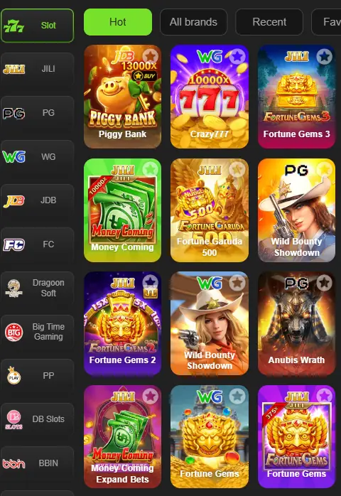 T999 Game Interface