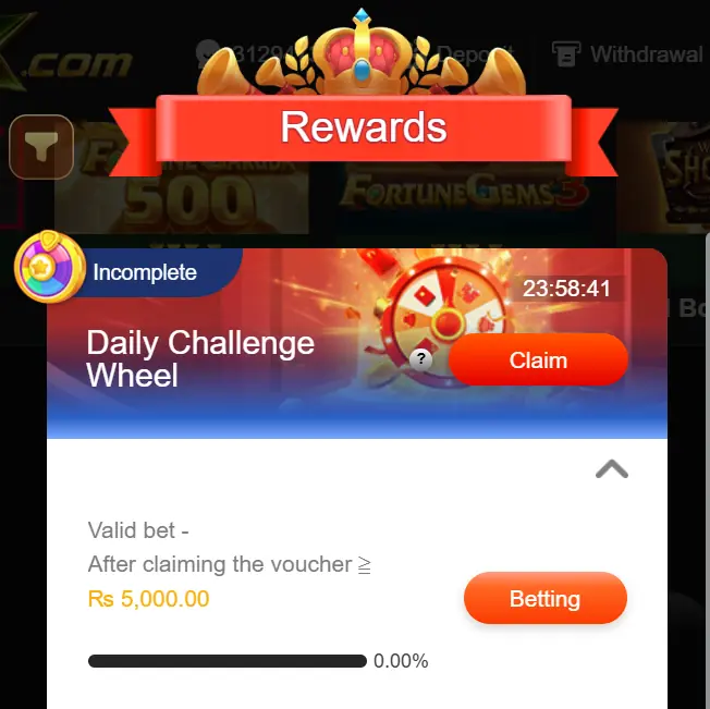 90X Game Bonuses and Rewards interface
