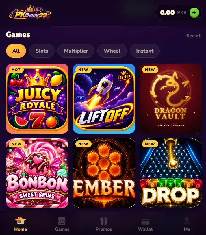 PkGame99 Interface Screenshot