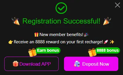 999V Game Registration Interface