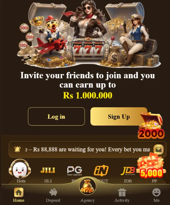 jjrs game interface homepage